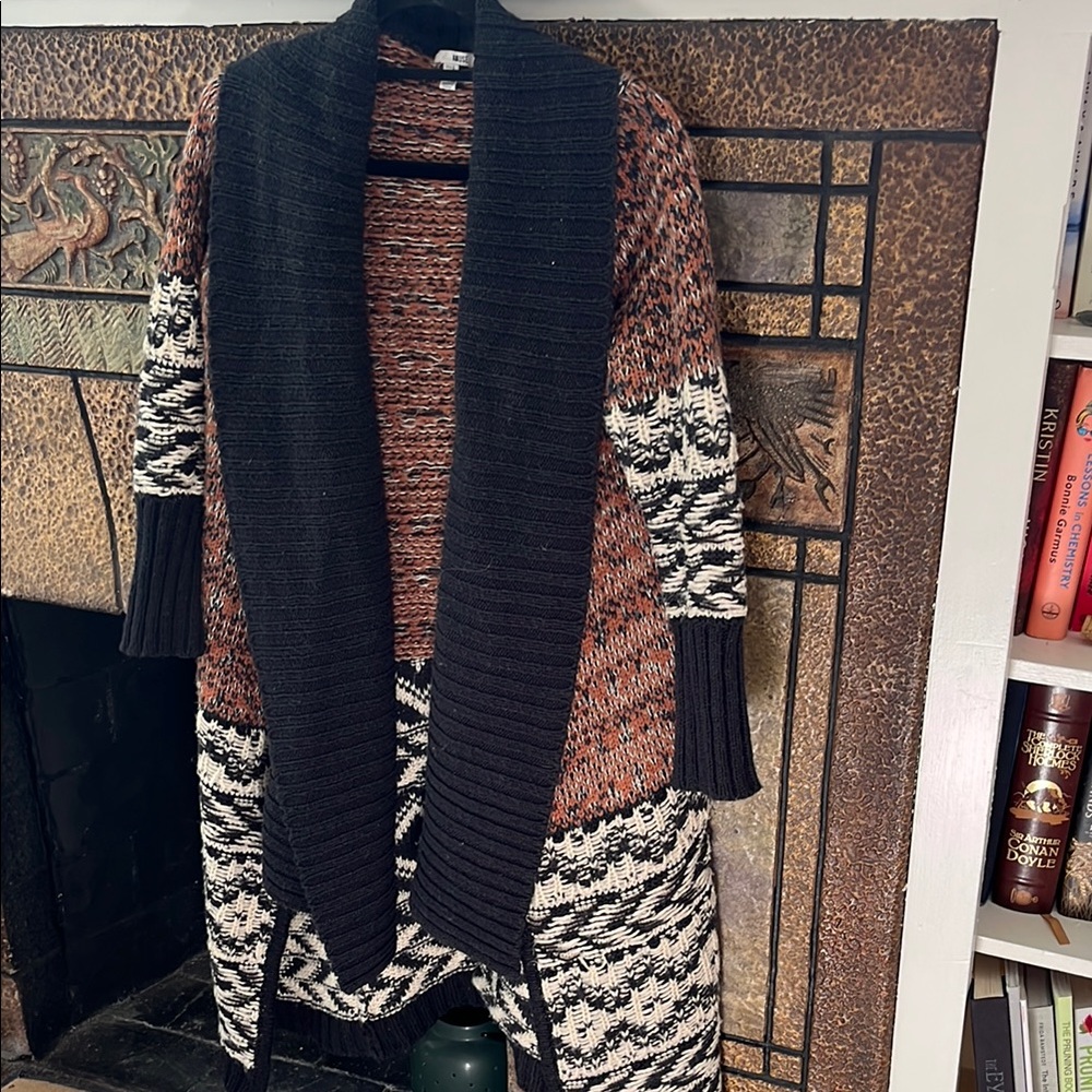 Cozy Multicolor Knit Cardigan